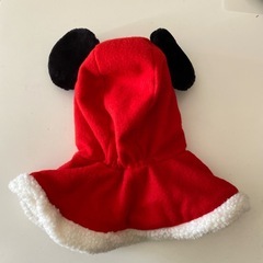 子供用　ディズニー　クリスマス　ファンキャップ　サンタ帽　ミッキーの画像