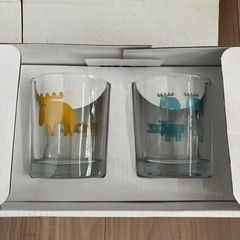 moz スウェーデン 動物デザイン グラス 4個セットとスープマグのセットの画像