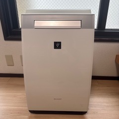 SHARP 加湿空気清浄機 KI-HX75-W 説明書付きの画像