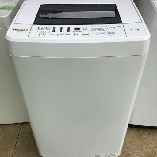 【お譲り先決定】新古2020年式/全自動洗濯機 (洗濯4.5kg)・リンナイ ガスコンロ 都市ガス お譲り先決定】新古2020年式/全自動洗濯機 (洗濯4.5kg)・リンナイ