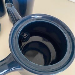 急須と湯呑み２個セット 磁器の画像