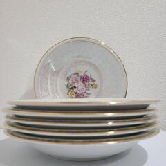 【昭和レトロ】オーロラパール調の食器の画像