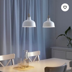 お値下げ🌸ラーナルプ ペンダントランプ, オフホワイト, 23 cmの画像