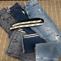 LOVETOXIC.H&M【150センチ】ジーンズ3本&ベルトセット