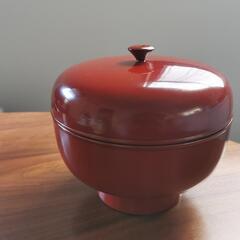 お値下げしました山中漆器　菓子器