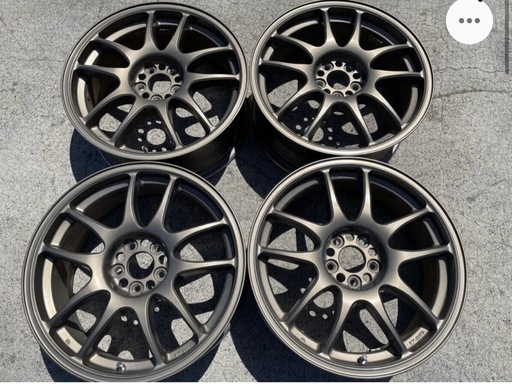 WORKワークエモーション17インチ  7J +40 PCD100 5H 5穴 ホイールタイヤ4本