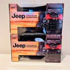 ジープ ラングラー ルビコン ラジコン　（2台セット／レッド＆グリーン）の画像