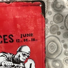 【本日のみ値下】2枚セット ブリキプレートマン島他の画像