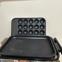着脱式ホットプレート　たこ焼き　平面