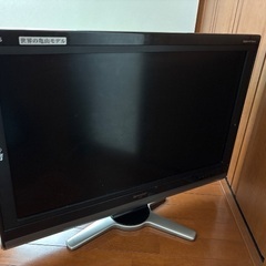 AQUOS 2009製テレビの画像
