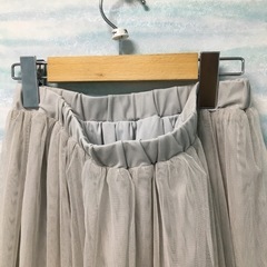 【アース】　スカート　ひざ丈　フリー　グレー　春の画像