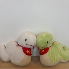 【再値下げ】かわいいヘビ　蛇　十二支　ぬいぐるみ2点セット　巳年