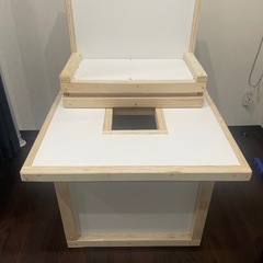 【引き取り限定】よもぎ蒸し専用椅子　ハンドメイド