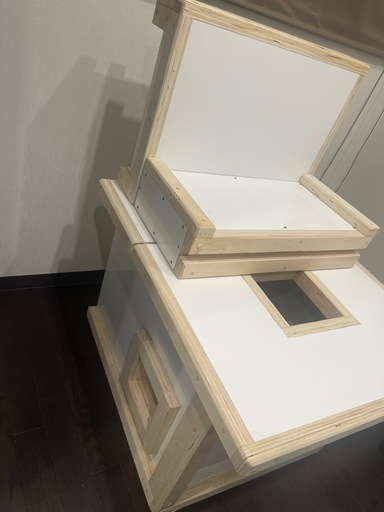 【引き取り限定】よもぎ蒸し専用椅子　ハンドメイド