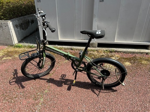 （商談中）
ハマー折りたたみ自転車　鍵付き