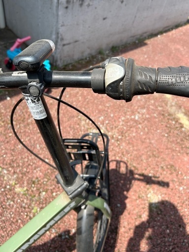（商談中）
ハマー折りたたみ自転車　鍵付き