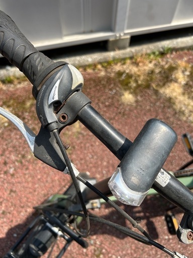 （商談中）
ハマー折りたたみ自転車　鍵付き