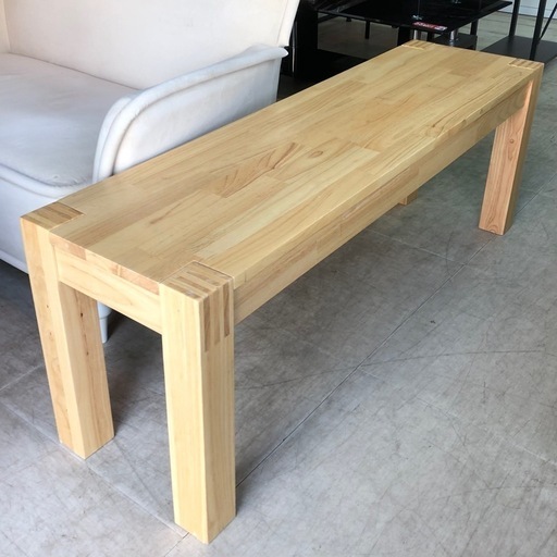IKEA イケア NORDBY ノールドビー ベンチ 長椅子 125cm 椅子 イス いす チェア 背無し 木製 ナチュラル シンプル