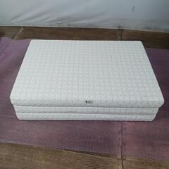 0329【美品】西川 三つ折り マットレス シングル