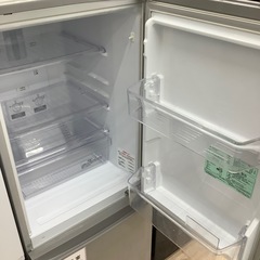 三菱　冷蔵庫　シルバー（MR-P15Z-S1） 中古 2ドア冷蔵庫 三菱電機 自動霜取りファン式 146L MR-P15Z-S1