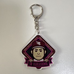 [スポーツ]選手イラストシリーズ　楽天イーグルス　キーホルダー　58 辛島航選手の画像