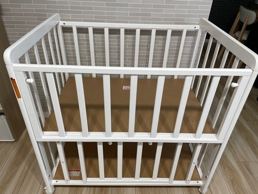 ヤトミミニベビーベッド ホワイトn