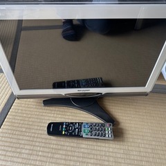 テレビとブルーレイレコーダー