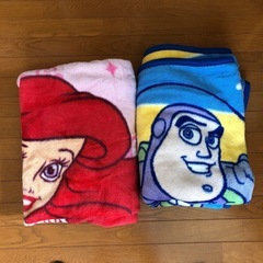 バズ、アリエル　毛布