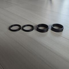 コラムスペーサー　1 1/8inch　黒色