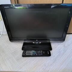 19インチ液晶テレビ　シャープAQUOS　美品、完動品の画像