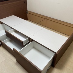【別売可】セミダブルベットフレーム/マットレスの画像
