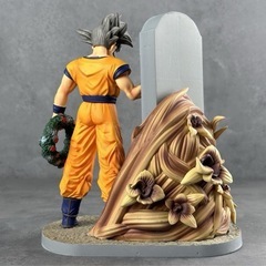 【新品】ドラゴンボール 鳥山明 孫悟空 墓参り フィギュア 25cmの画像