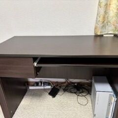 [幅120]ニトリ パソコンデスク ワークデスク 書斎 学習机 ...