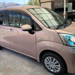 28年式　とても綺麗なステラ　車検9年4月女性人気の薄いピンク　即戦力格安の画像
