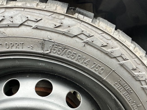 TOYOオープンカントリー　鉄チンホイール4本セット
