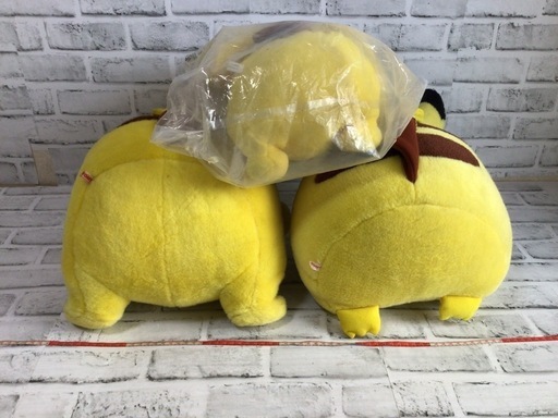 ※017 ピカチュウ ぬいぐるみ 6点セット‼︎ 等身大/紙タグ付き 記念くじ ポケモン 現状品