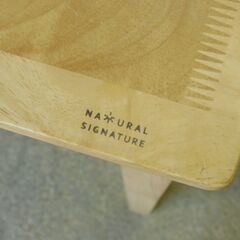 【JM475】 Natural Signature 天然木 棚付き ダイニングテーブル チェア2脚セット 木のぬくもりを感じるダイニングセットの画像