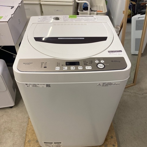 シャープ SHARP 全自動洗濯機 ES-GE60P 2015年製