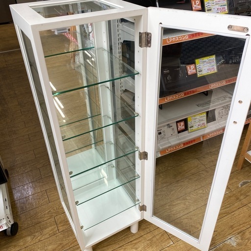 4/7値下げしました?スリム?RACCOLTA ガラスショーケース 飾り棚 