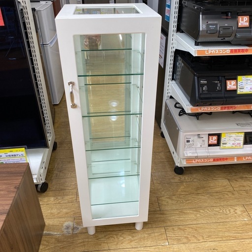 4/7値下げしました?スリム?RACCOLTA ガラスショーケース 飾り棚 コレクションボード ディスプレイラック キャビネット 収納