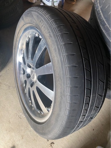 値下げ！MAK 18インチアルミホイール4本セット PCD 114.3 5穴 7.5j+48 235/50R18