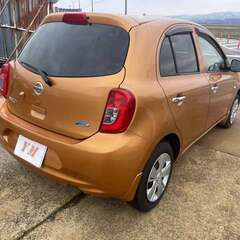 日産 マーチ1.2 G　バックカメラ ETC ドラレコ （サンライトオレンジメタリック）の画像