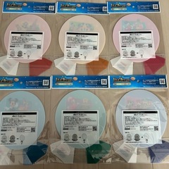 【全６種類セットコンプリート】非売品！KIRIN×東京ディズニーリゾート　プラスチック製うちわ　
　の画像