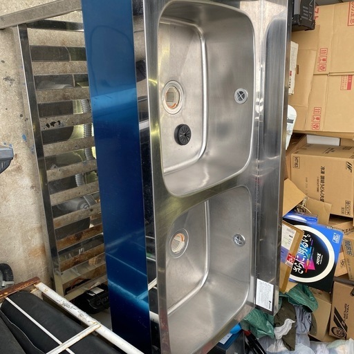 二層式シンク台