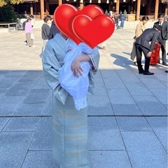着物　正絹　七五三や入学式などに♪ 水色の画像