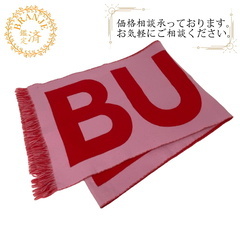 トーマスバーバリー THOMAS BURBERRY マフラー ピンク