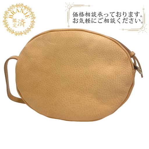 イルビゾンテ IL BISONTE ショルダーバッグ NA130B クロスボディバッグ BCR297 PVX001 ベージュ