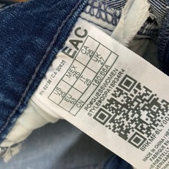 【試着のみ】オーバーオール タイトめの画像