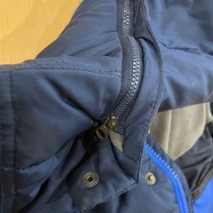 GAP ネイビー中綿コート フード付きの画像