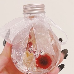 4点 セット 花 ハーバリウム ドライフラワー フラワーの画像